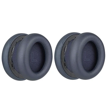 2X Csere fülvédő Az Anker Soundcore Élet Q30/Q35 Fehérje Bőr Fejhallgató Fülpárna(Kék)